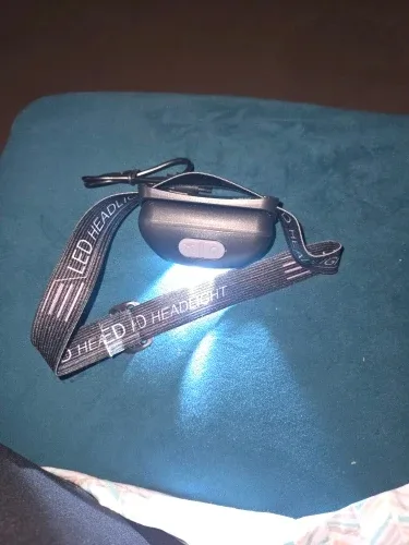 LumenTrail headlamp photographed by Verified buyer, a verified buyer