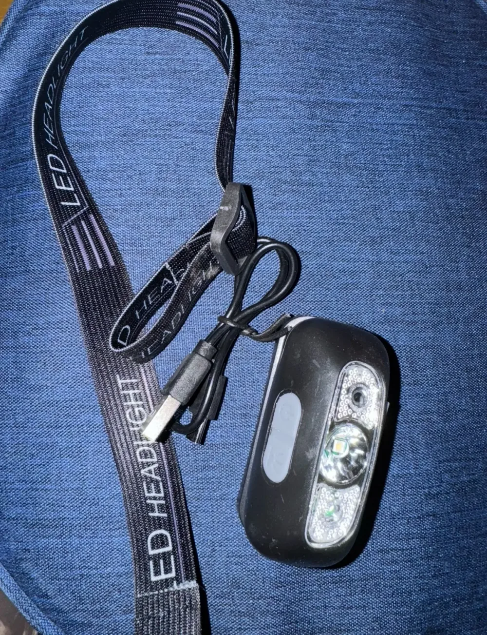 LumenTrail headlamp photographed by Verified buyer, a verified buyer